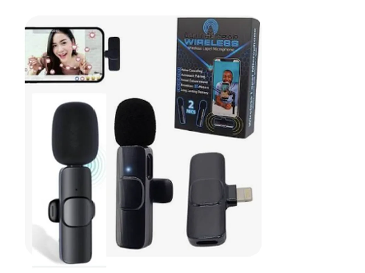 Lightning-Compatible Wireless Microphone Kit